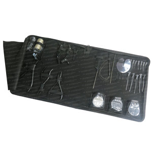 Professional Stainless Steel Hair Extension Kit <b>Pliers</b> Loop Needles Scissors Sectioning Clips <b>Set</b> Light Weight Black - Product Image 1