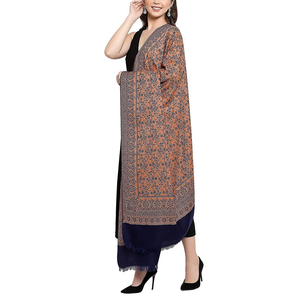 Chal Largo de Lana de Primera Calidad para Mujer, Diseño Único, Personalizado, Ropa de Invierno para Exteriores, Transpirable, Chal Tradicional - Product Image 2