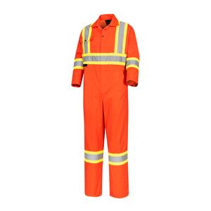 Combinaison de travail pour hommes en coton respirant de haute qualité avec détection par aiguille, uniforme de travail durable et réfléchissant pour mécaniciens - Product Image 1