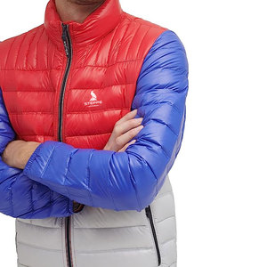 Latest Design <b>Men</b> Puffer Jacket Stand Collar Front Logo Stylish Casual Eco-Friendly Breathable Winter Jacket Custom Logo Option - Product Image 4