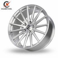 عجلات ألومنيوم مصبوبة من قطعة واحدة CALIBER XCEL مقاس 18 19 20 21 22 بوصة، 5x114.3، بحافة عريضة وتصميم نجمي