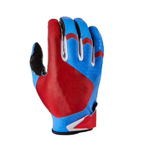 New Style Custom Free Sample American Football Receiver Gloves Synthetic Leather Grippy Palm Outdoor High Quality for Men - Product Image 2