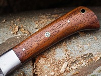 Viking Art Handgesmeed Damascus Staal Koksmes Houten Handvat Ambidextrous Industriële Stijl 8-9.9 inch Lemmet 3.0mm Dikte