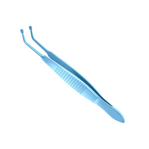 Pinzas Anguladas de Compresión Manual con Tapa, 112 mm, Titanio, Oftálmicas, Microquirúrgicas, de Precisión, para Cirugía de Párpados, Compresión de Tejido - Product Image 4