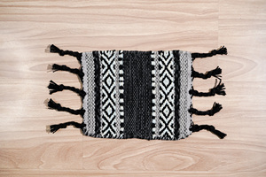 Handwoven Cotton Chenille <b>Mat</b> Custom Color Wholesale Home Decor Supplier India - Product Image 4