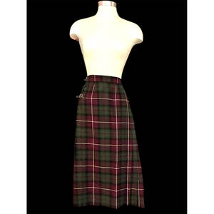 Falda Escocesa de Tartán 100% Lana con Cierre de Hebilla para Mujer, Kilt Tradicional Escocés, Venta al Por Mayor de Fábrica - Product Image 3