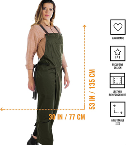 Multi Pocket <b>Waterproof</b> Polyamide <b>Work</b> Coverall Adjustable Unisex Dust Proof Workshop Carpenter Repair Maintenance Workwear - Product Image 6