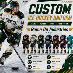 Good Supplier Newest Custom Team Name Logo Professional Ice Hockey Wear Uniforms Wholesale Rate Sublimated Ice Hockey Jersey Kit - Product Image 6