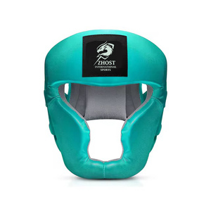 Protector de Cabeza Ajustable para Boxeo, Protección Facial Completa, Casco de Entrenamiento de Artes Marciales, Cuero PU Transpirable, MMA, Kickboxing, con Cierre de Gancho y Bucle - Product Image 1