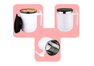 Taza de Café de Viaje Personalizada de Acero con Tapa - Regalo Promocional Duradero y Reutilizable para el Día de la Madre, Navidad y Graduación - Product Image 5