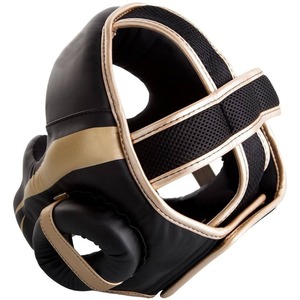 Hot Selling Professional Modular Leather Boxing Helmet Custom Logo Sport Head Guard with Safety Training Gear - Product Image 4