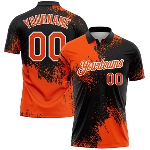 เสื้อโปโลสำหรับเล่นโบว์ลิ่งลายกราฟฟิตีรูปหัวกะโหลก 3 มิติ สีชมพูเขียวเข้ม แบบอเมริกัน ผลิตโดย OMMIZ INDUSTRY ขายส่งโดยตรง - Product Image 5
