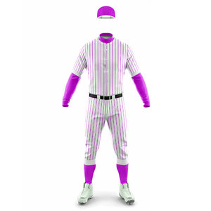 High Quality <b>Baseball</b> Jersey OEM Team Uniform Custom Adults and Youth Sizes Breathable 100% Polyester Club Sports Uniform - Product Image 2