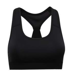 Sujetadores deportivos transpirables de spandex teñido liso, nueva llegada, sujetador deportivo para mujer, sin costuras, material liso sólido, para gimnasio, fitness, sujetador deportivo para mujer - Product Image 2