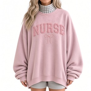 Women’s Sweatshirt <b>Brown</b> Loose Fit Mock neck Pullover Stylish Oversized <b>Long</b> <b>Sleeve</b> <b>Top</b> Plaid Contrast Collar & Cuffs Casual - Product Image 6
