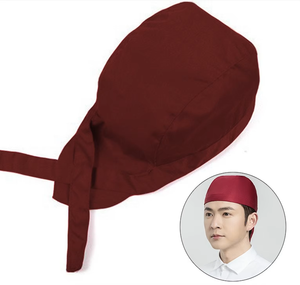 Gorro de Chef Estilo Japonés 3Starsexperts RTS, Gorro de Sarga Negro Unisex con Cierre a Presión, Manga Corta, Accesorios para Uso en Restaurantes y Bares - Product Image 4