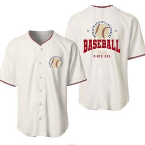 Nuevo Diseño de Camiseta de Béisbol para Hombre, Camiseta de Manga Corta a Rayas, Uniforme de Béisbol Cómodo para Mujer, al Mejor Precio, Nuevo Diseño - Product Image 3