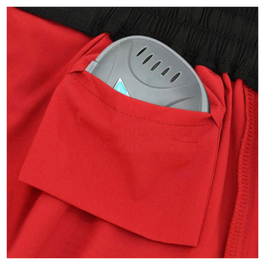 Gemini a indiqué que les shorts de MMA Elite Red Performance – Shorts d'entraînement légers avec ceinture élastique et fentes latérales festonnées - Product Image 5