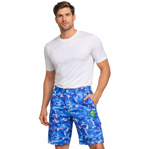 Summer Waterproof UPF 50 <b>Men's</b> Tactical Fishing Shorts 2023 New Outdoor Lightweight Casual Cargo Spandex/Polyester - Product Image 1