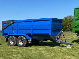 Durable Silage Dumper <b>Trailer</b> Heavy Duty Agricultural Rear Tip Wagon for Maize Grass Silage Transport Farm Equipment <b>Trailer</b> 2 - Product Image 2