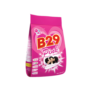 Wholesale B29 Pink Powder <b>Detergent</b> + Softener For Cloth Wash Two in One Economical and Practical in Large Quantities - Product Image 1
