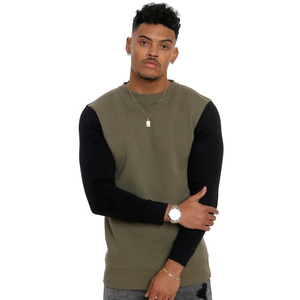 Sudadera de Algodón 100% Blanca Sólida de Invierno con Logotipo Personalizado para Hombre, Jersey de Cuello Redondo Barato, Tejido Antiencogimiento, Secado Rápido, Impermeable - Product Image 2