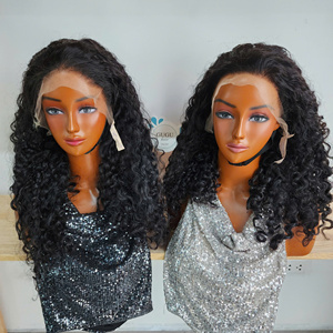 Peluca de Cabello Humano Virgen 100% Natural, Rizado Vietnamita, con Frente de Encaje 13x6 13x4, Transparente, para Mujeres Negras, a Precio Económico - Product Image 1
