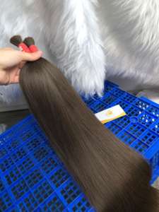 ต่อผมแท้เวียดนาม 100% เส้นเดียวจากผู้บริจาคเดียว แบบ Remy ผมเวอร์จิ้นแบบ Double Drawn สีบลอนด์ตรงสลวยเป็นลอนคุณภาพสูง - Product Image 5