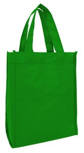 Lot de 8 sacs fourre-tout écologiques réutilisables en non-tissé, à fond plat avec soufflet, vierges, personnalisables avec logo, prêts à l'emploi, vente en gros, promotionnels - Product Image 6