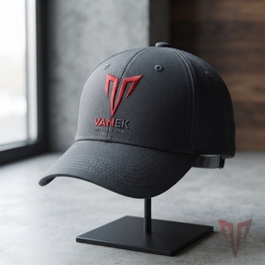 VANEK INTERNATIONAL Unisex <b>Baseball</b> Hat Embroidered Logo Gray Adjustable Fit Casual 100% Cotton Breathable Summer Wear for - Product Image 4