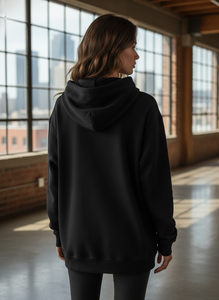 Sudadera con Capucha para Mujer, Invierno, Casual, Ecológica, Estampada, ODM, Mezcla de Poliéster/Algodón, Forro Polar, Bolsillo Frontal Tipo Canguro, Personalizable - Product Image 2