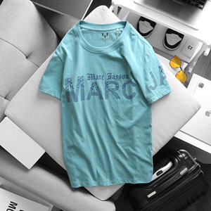 Liquidation hommes été pour POLO T-Shirt nouveau Logo brodé pur coton tricoté inventaire expédié au hasard - Product Image 2