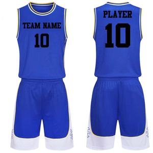 Conjuntos deportivos de baloncesto personalizables para hombre, camisetas transpirables con nombre de equipo y estampado de números, ropa de entrenamiento de talla grande - Product Image 2