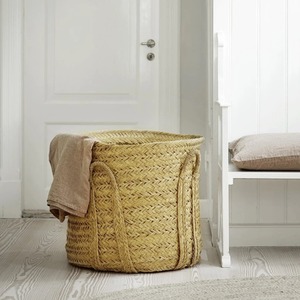 Premium Eco-Friendly Seagrass Rustic Closet & Laundry Storage Basket Handmade Natural Fiber Organizer by Vietrustic Wholesale - Product Image 3