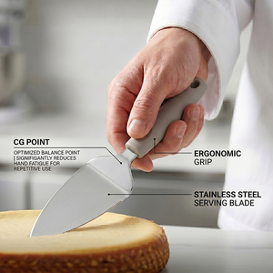 Cuchillo/Pala Cortadora de Acero Inoxidable 430 para Tartas, Pasteles, Carne, <span class=keywords><strong>Pizza</strong></span>, Grado Alimenticio - Product Image 2