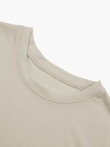 Camisetas de Senderismo Ligeras para Hombre, 100% Lana Merino de Alta Calidad, al por Mayor, Tallas Grandes, Transpirables, de Color Sólido - Product Image 4