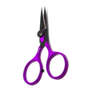 Tijeras de pesca de acero inoxidable con punta recta y mango de color personalizado - Product Image 1