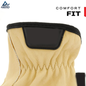Guantes de Trabajo de Cuero Genuino Resistentes a la Abrasión, Ajuste Ergonómico, para Manipulación Industrial y Mecánica, de Alta Resistencia - Product Image 6