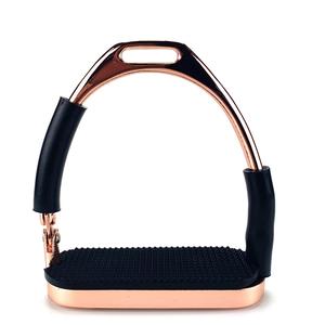 Nuevo Sillín Ecuestre Ligero de Aluminio, Accesorios de Estilo Occidental, Estribos de Seguridad con Almohadilla de Goma, Modelo de Cuero y Plástico para Caballo - Product Image 2