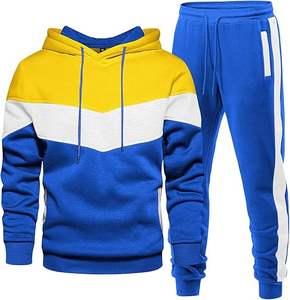 Conjunto Deportivo de Invierno para Hombre con Capucha, Sudadera y Pantalones Jogger, 100% Algodón, Logotipo Personalizado en la Parte Delantera, Ropa Deportiva al Por Mayor - Product Image 3