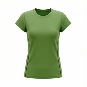 T-shirt à manches courtes en promotion 2025 – Impression de logo couleur personnalisée de haute qualité – Vêtements d'extérieur pour femmes – T-shirts en coton respirant - Product Image 1