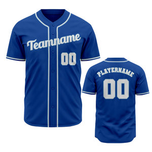 Custom Baseball Jersey Short Sleeve Button <b>Down</b> Athletic Team Uniform Breathable Polyester Sports Shirt for Men Women - Product Image 1
