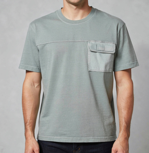 Private Label High Quality <b>Pocket</b> Plain <b>T</b>-<b>Shirts</b> Bulk Quantity <b>Pocket</b> Plain <b>T</b>-<b>Shirts</b> Cotton Made <b>Pocket</b> - Product Image 1