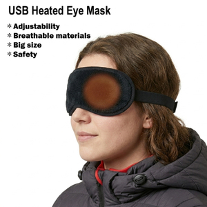 Customized <b>Heat</b> Compress 5V <b>USB</b> <b>Heated</b> Eye Mask for Dry Tired Puffy Eyes - Product Image 3