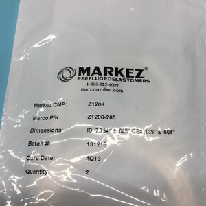 2 MARKEZ Z1206-265 O-RING 2-265 ID=7.734" + - Équipements et pièces semi-conductrices d'occasion fiables à l'échelle mondiale chez - Product Image 1