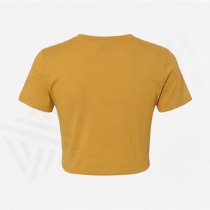 เสื้อครอปท็อปผู้หญิงสำหรับขาย ใช้ได้ในช่วงฤดูร้อน สวมใส่สบายๆ เสื้อยืดครอปท็อปผู้หญิงสำหรับการช้อปปิ้งออนไลน์ แฟชั่นใหม่สุดฮิต - Product Image 2