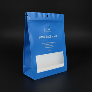 Mask Bag Made from <b>Laminated</b> <b>Film</b> for Hygienic Storage and Distribution with Secure Sealing and Clear Product Visibility - Product Image 1