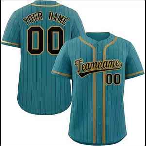 Conjunto de Uniforme de Béisbol Personalizado para Adultos, Camiseta de Béisbol Transpirable, 100% Poliéster, Manga Corta, Logotipo Frontal - Product Image 3