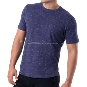Camisetas de Verano para Hombre, Manga Corta, Bordado de Alta Calidad, Diseño con Logotipo Impreso, Cuello Redondo, 100% Algodón, Camisetas Casuales Lisas para Hombre - Product Image 4