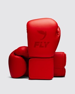 Fabrication de gants de boxe Fly en cuir véritable, entièrement rouges, sur mesure, pour entraînement de boxe et salle de sport. - Product Image 6